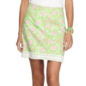 Lilly Pulitzer Lavender Skirt Sunnyside Cabana Pink